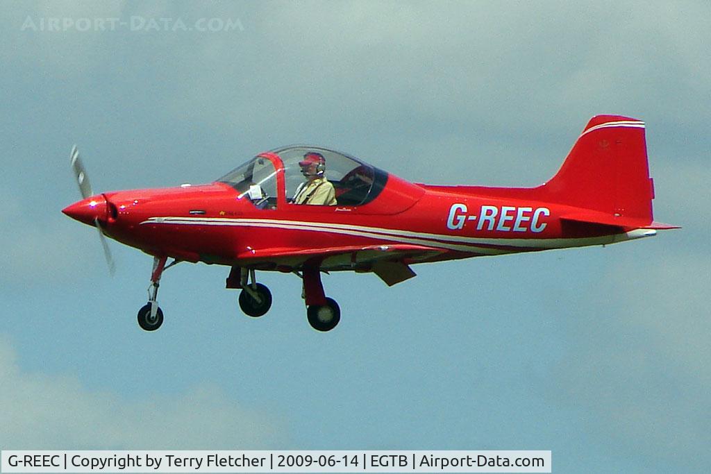 G-REEC, 1991 Sequoia F-8L Falco C/N 654, Visitor to 2009 AeroExpo at Wycombe Air Park