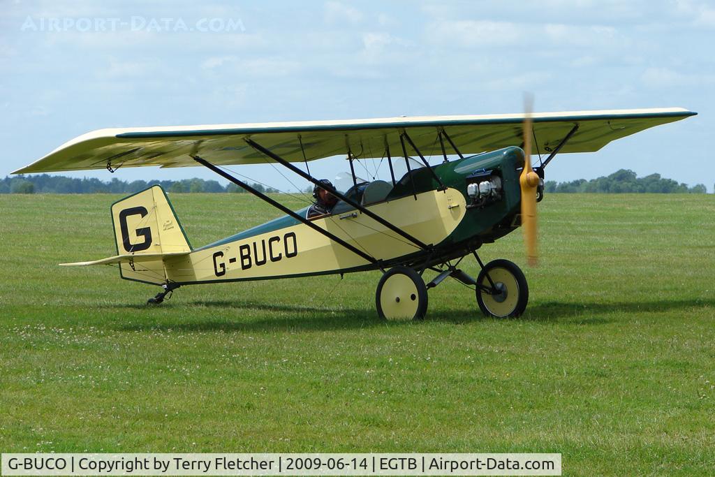 G-BUCO, 1992 Pietenpol Air Camper C/N PFA 047-11829, Visitor to 2009 AeroExpo at Wycombe Air Park