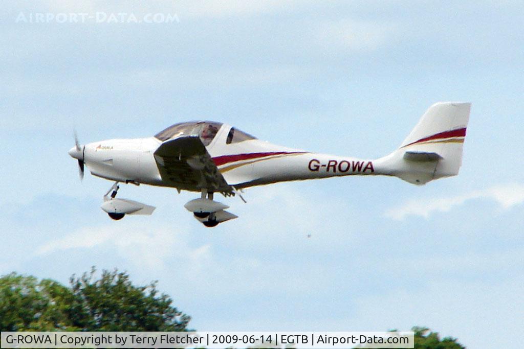 G-ROWA, 2007 Aquila A210 (AT01) C/N AT01-174, Visitor to 2009 AeroExpo at Wycombe Air Park