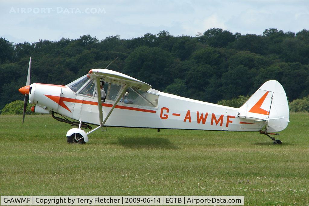 G-AWMF, 1968 Piper PA-18-150 Super Cub C/N 18-8674, Visitor to 2009 AeroExpo at Wycombe Air Park
