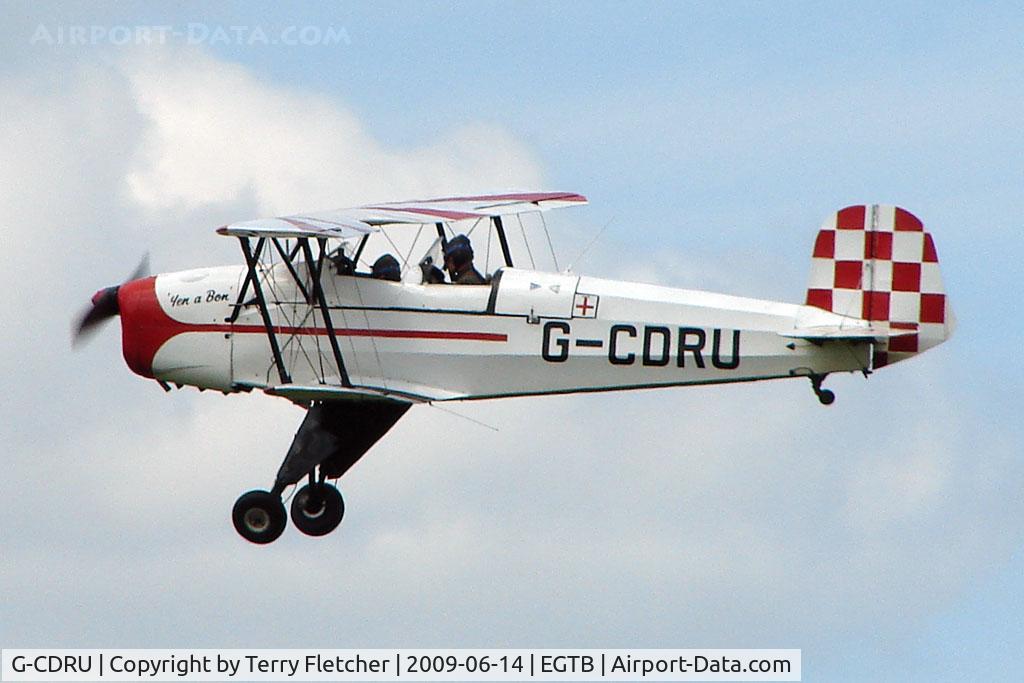 G-CDRU, 1946 CASA 1-131E Jungmann C/N 2321, Visitor to 2009 AeroExpo at Wycombe Air Park