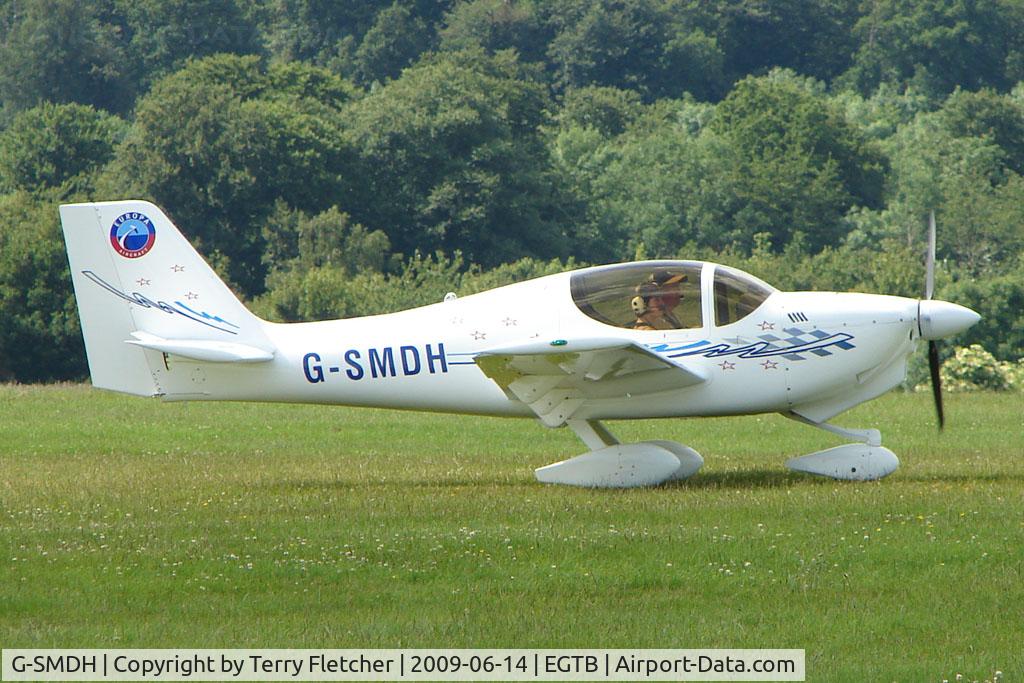 G-SMDH, 2006 Europa XS Tri-Gear C/N PFA 247-13367, Visitor to 2009 AeroExpo at Wycombe Air Park