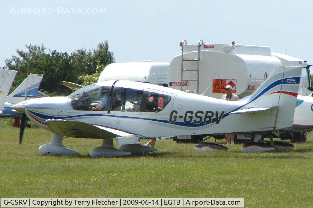 G-GSRV, 1999 Robin DR-500 President C/N 0009, Visitor to 2009 AeroExpo at Wycombe Air Park