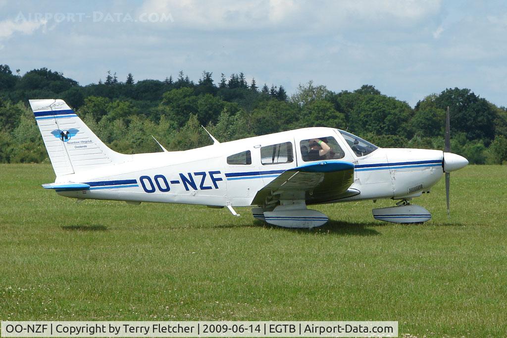 OO-NZF, 1985 Piper PA-28-181 Cherokee Archer II C/N 28-8590043, Visitor to 2009 AeroExpo at Wycombe Air Park