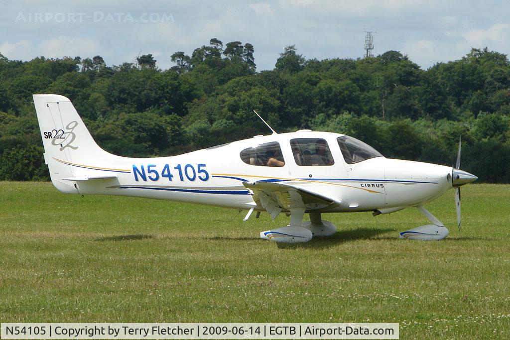 N54105, 2004 Cirrus SR22 G2 C/N 1139, Visitor to 2009 AeroExpo at Wycombe Air Park