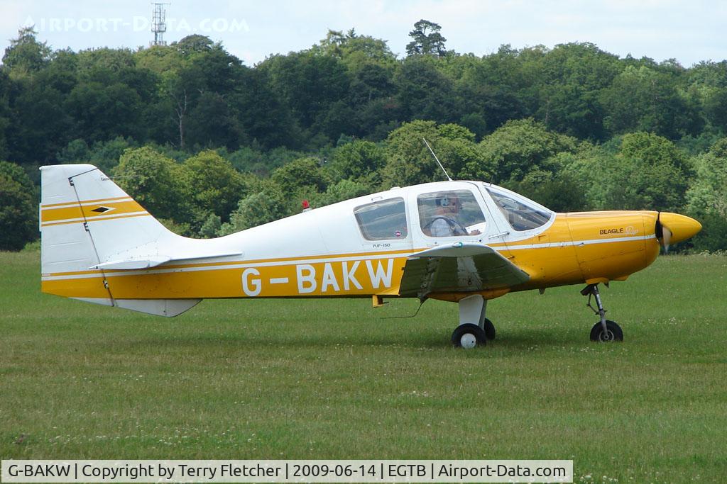 G-BAKW, 1970 Beagle B-121 Pup Series 2 (Pup 150) C/N B121-175, Visitor to 2009 AeroExpo at Wycombe Air Park