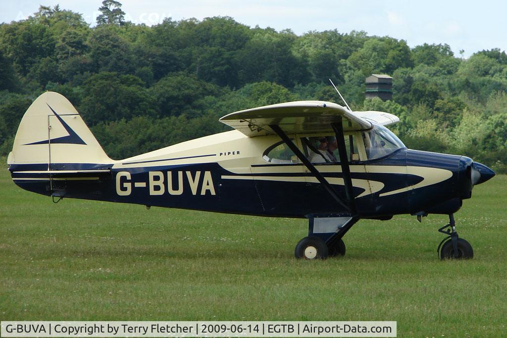 G-BUVA, 1959 Piper PA-22-135 Tri-Pacer C/N 22-1301, Visitor to 2009 AeroExpo at Wycombe Air Park