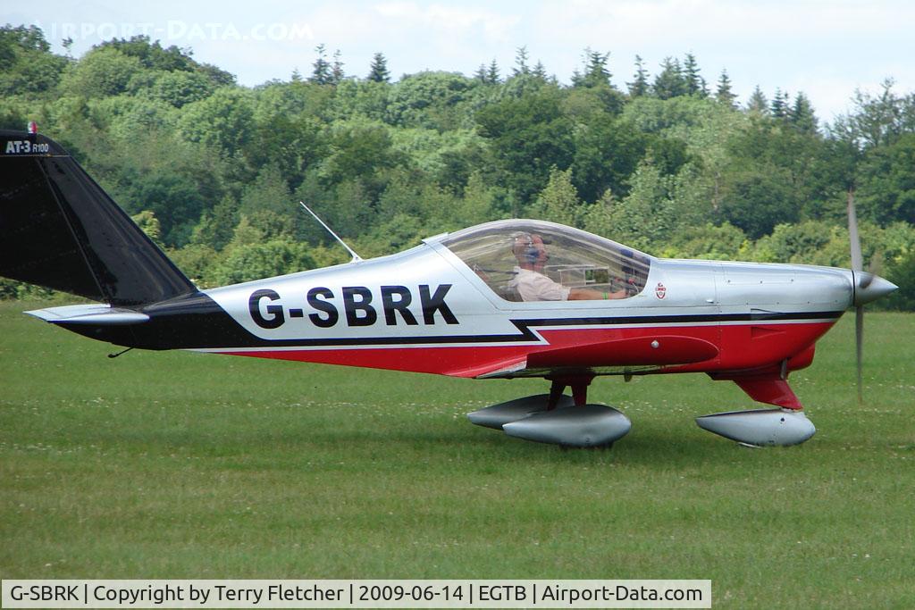 G-SBRK, 2007 Aero AT-3 R100 C/N AT3-021, Visitor to 2009 AeroExpo at Wycombe Air Park