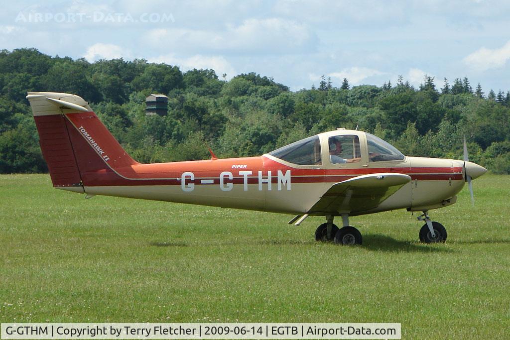 G-GTHM, 1981 Piper PA-38-112 Tomahawk Tomahawk C/N 38-81A0171, Visitor to 2009 AeroExpo at Wycombe Air Park