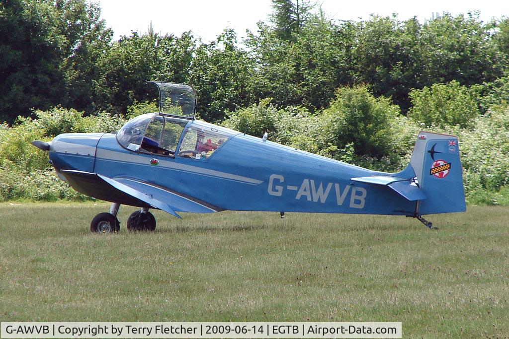 G-AWVB, 1957 SAN Jodel D-117 C/N 604, Visitor to 2009 AeroExpo at Wycombe Air Park