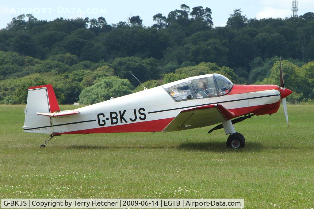 G-BKJS, 1961 Jodel (Wassmer) D-120A Paris-Nice C/N 191, Visitor to 2009 AeroExpo at Wycombe Air Park