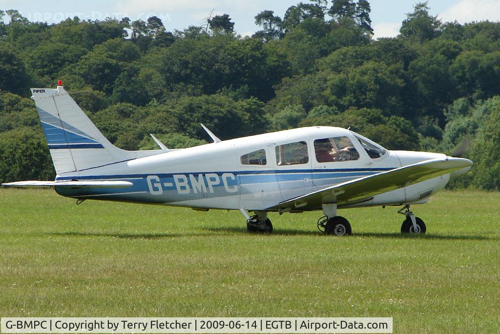 G-BMPC, 1977 Piper PA-28-181 Cherokee Archer II C/N 28-7790436, Visitor to 2009 AeroExpo at Wycombe Air Park