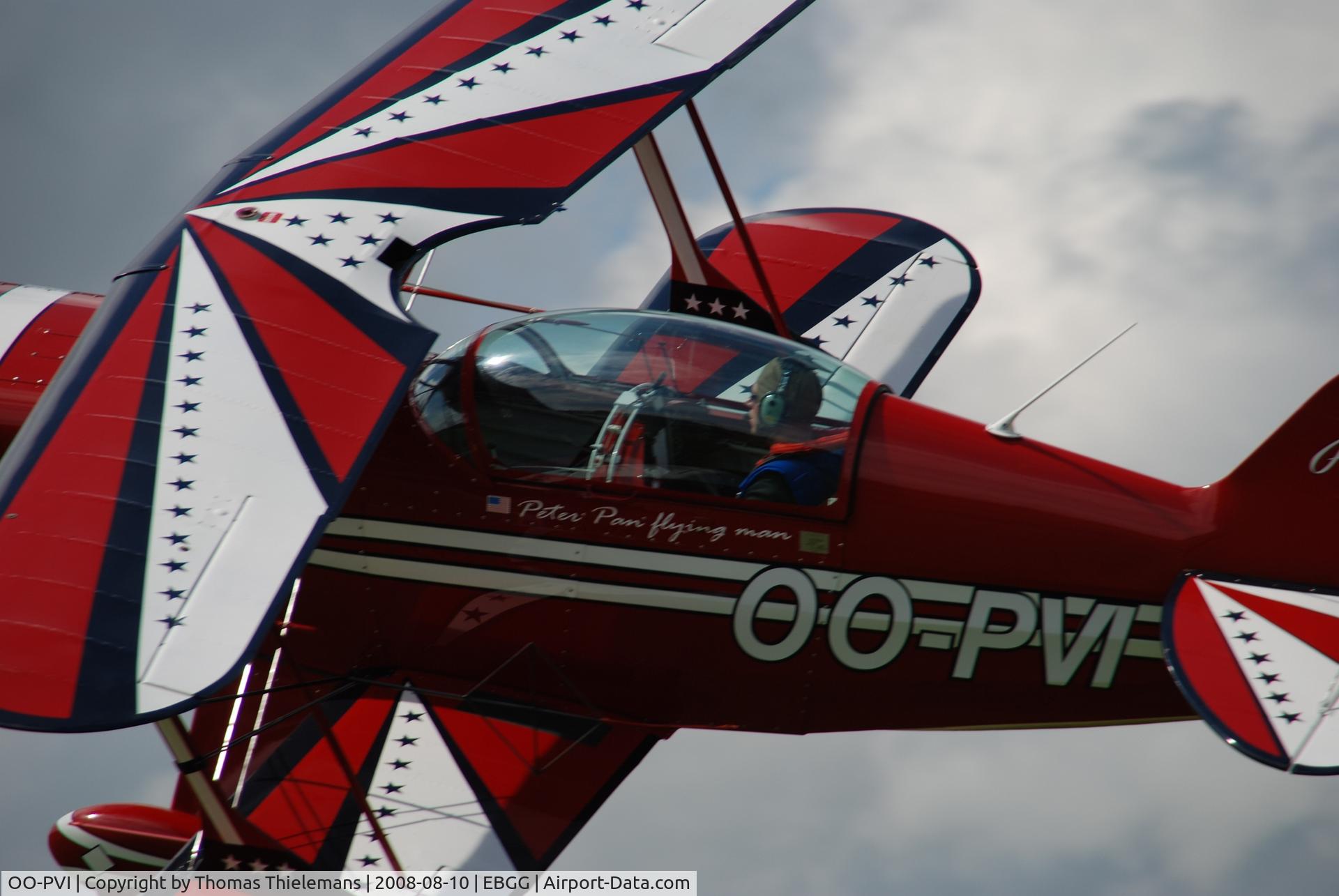 OO-PVI, 1988 Pitts S-2B Special C/N 5144, opendeur VZP 2008