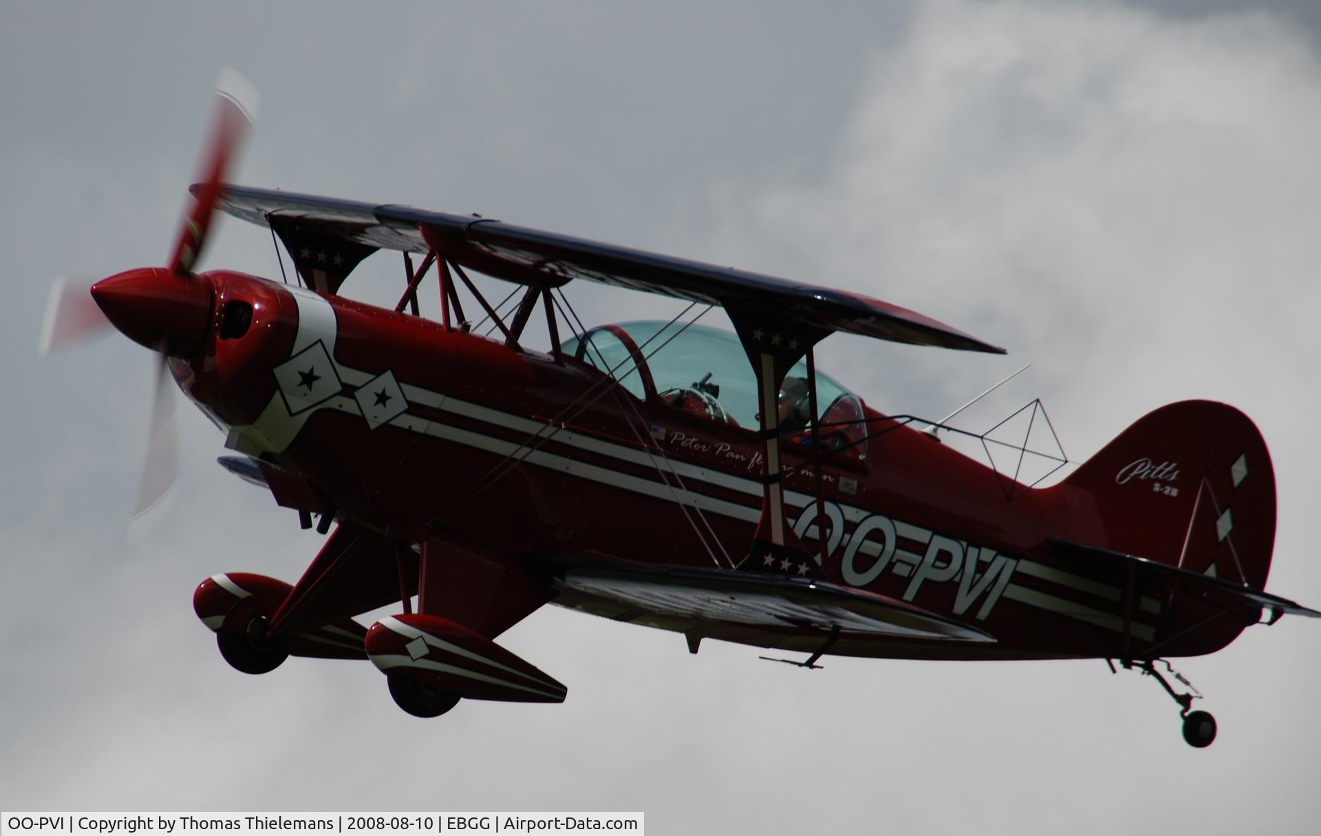 OO-PVI, 1988 Pitts S-2B Special C/N 5144, opendeur VZP 2008