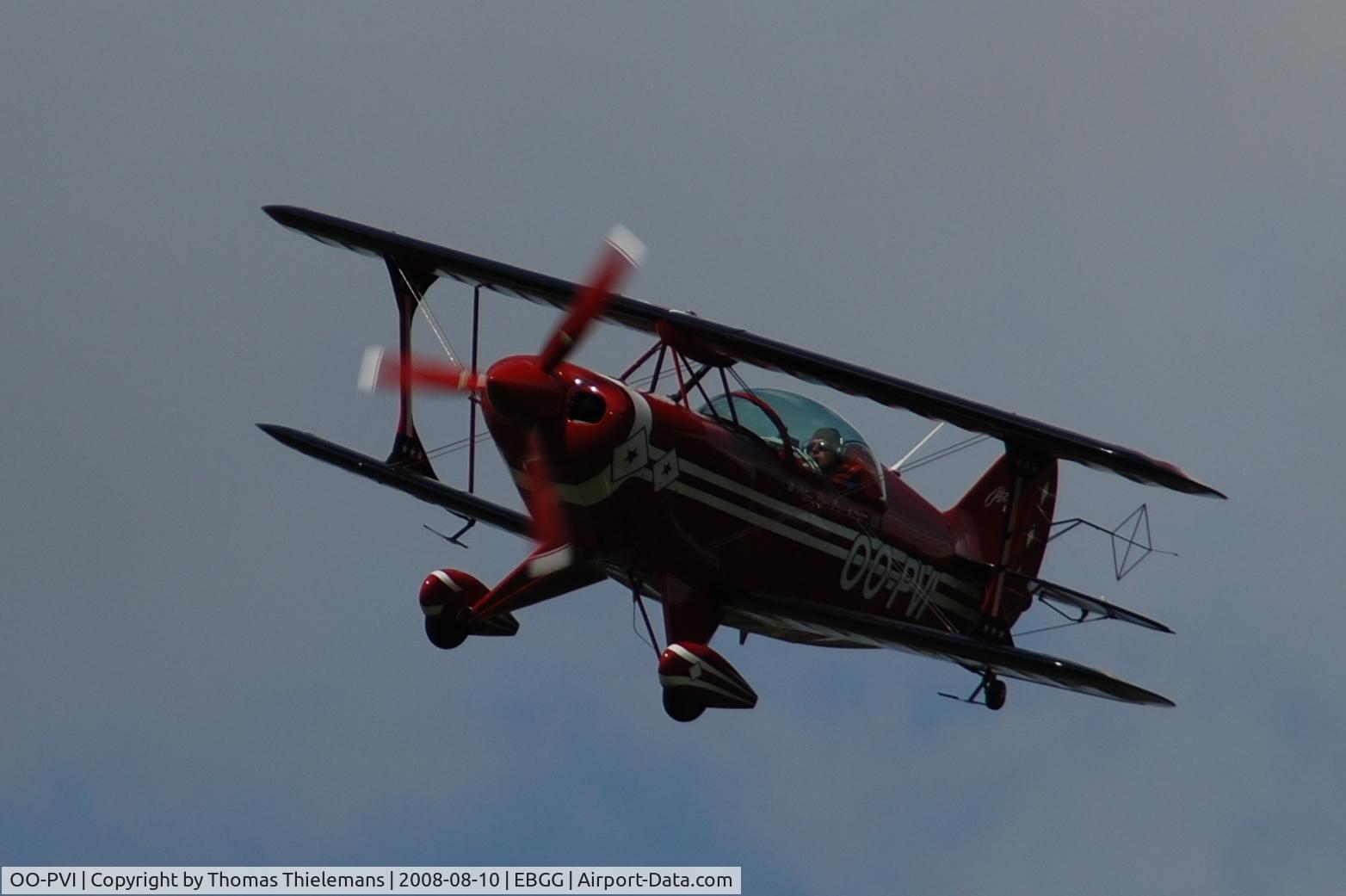OO-PVI, 1988 Pitts S-2B Special C/N 5144, opendeur VZP 2008