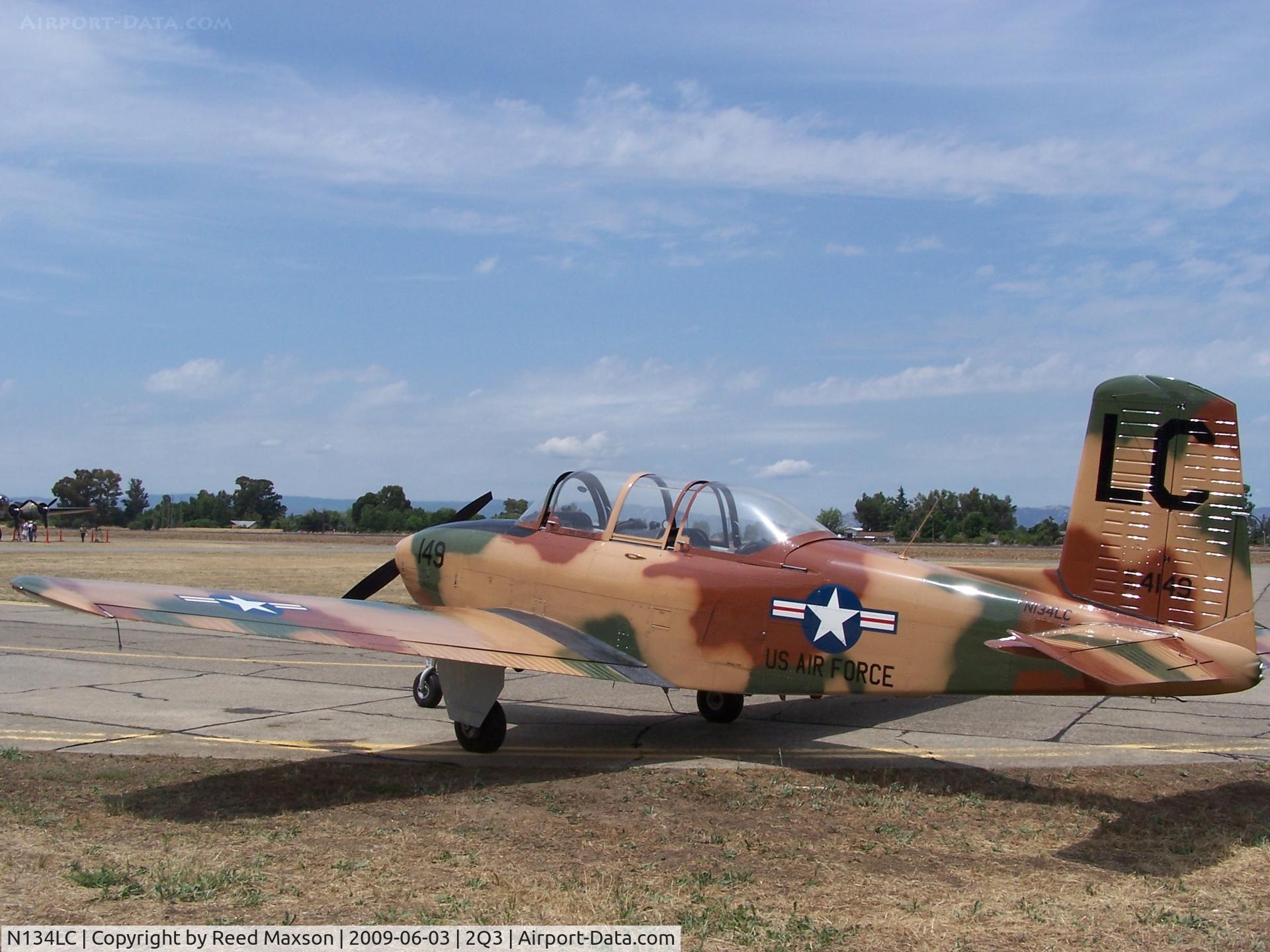 N134LC, 1953 Beech (CCF) T-34A (A45) Mentor C/N CCF34-118, Mentor at Yolo County, CA