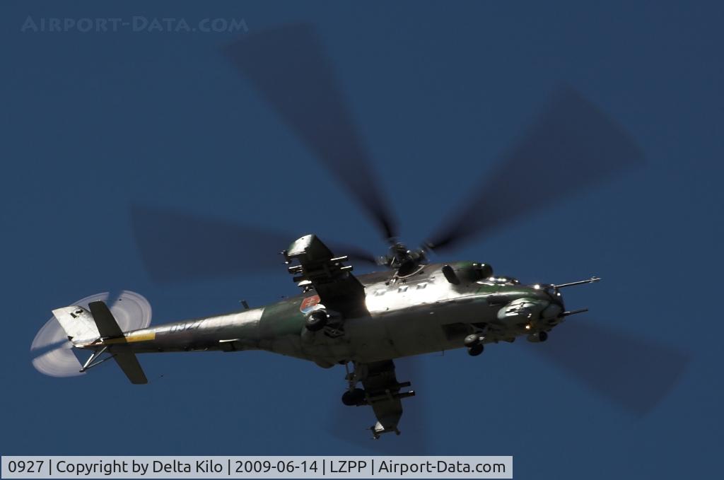 0927, Mil Mi-24V Hind E C/N 730927, Slovak Air Force  Mi-24V    cn 730927