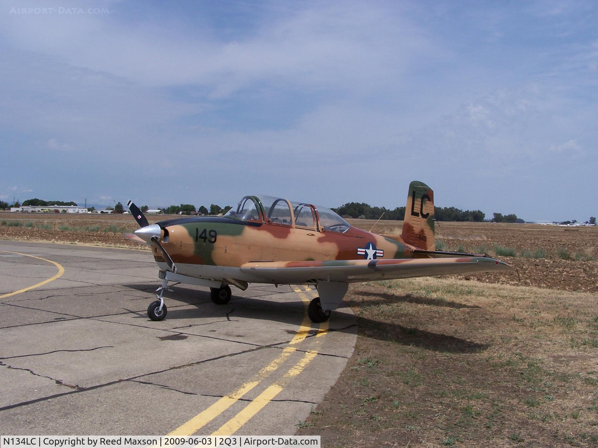 N134LC, 1953 Beech (CCF) T-34A (A45) Mentor C/N CCF34-118, At Yolo County, CA