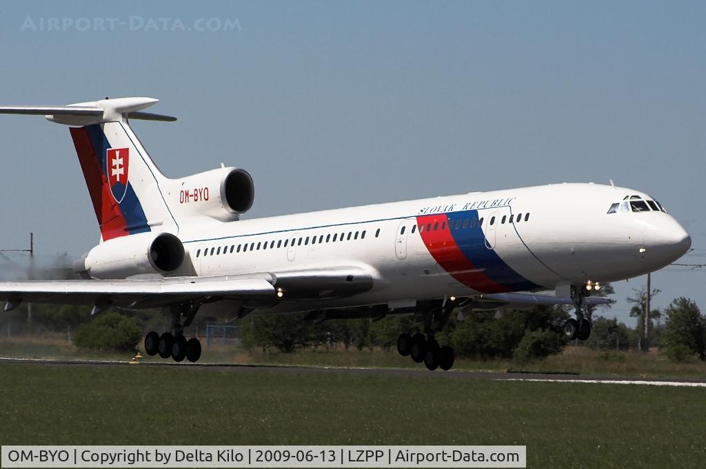 OM-BYO, 1989 Tupolev Tu-154M C/N 89A803, Slovakia Government  Tupolev Tu-154M