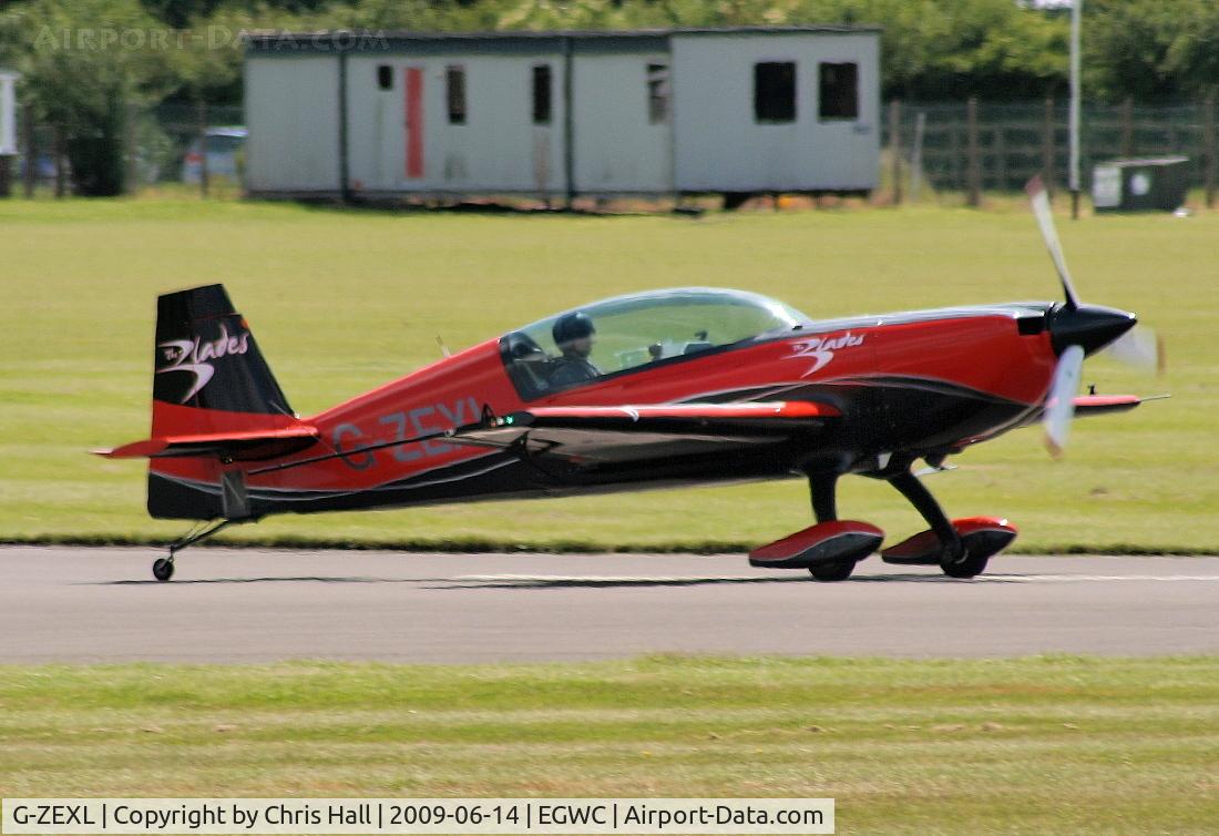 G-ZEXL, 2006 Extra EA-300L C/N 1225, The Blades aerobatic team at the Cosford Air Show