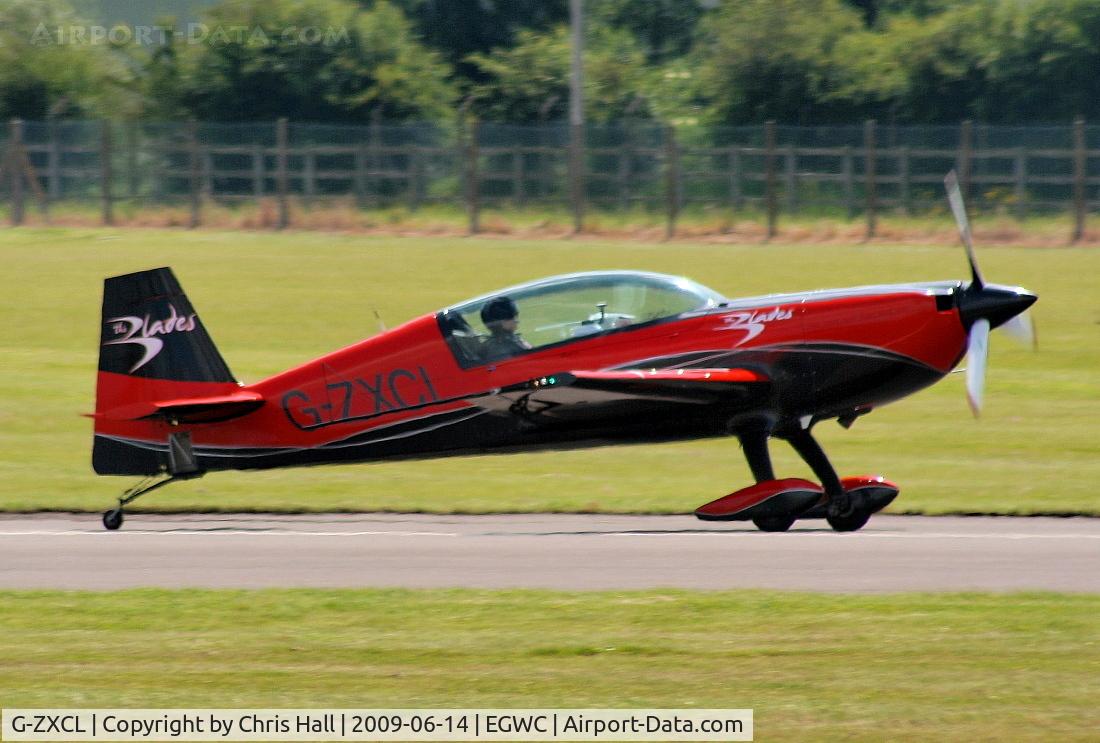 G-ZXCL, 2006 Extra EA-300L C/N 1223, The Blades aerobatic team at the Cosford Air Show