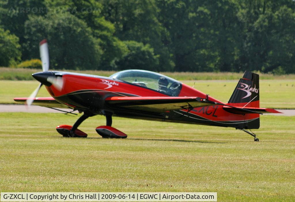 G-ZXCL, 2006 Extra EA-300L C/N 1223, The Blades aerobatic team at the Cosford Air Show