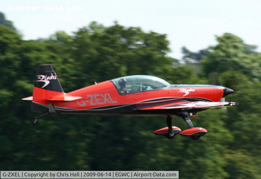 G-ZXEL, 2006 Extra EA-300L C/N 1224, The Blades aerobatic team at the Cosford Air Show