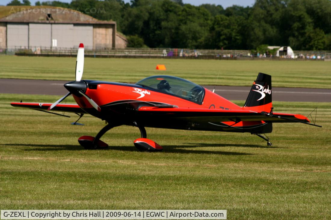 G-ZEXL, 2006 Extra EA-300L C/N 1225, The Blades aerobatic team at the Cosford Air Show