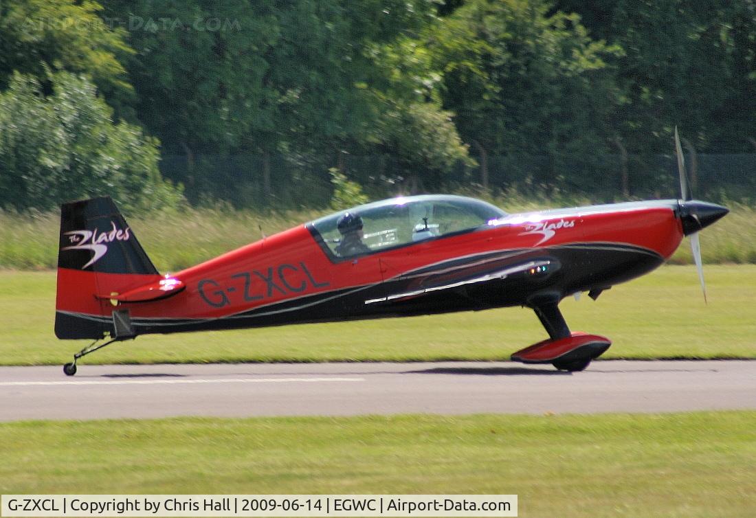 G-ZXCL, 2006 Extra EA-300L C/N 1223, The Blades aerobatic team at the Cosford Air Show