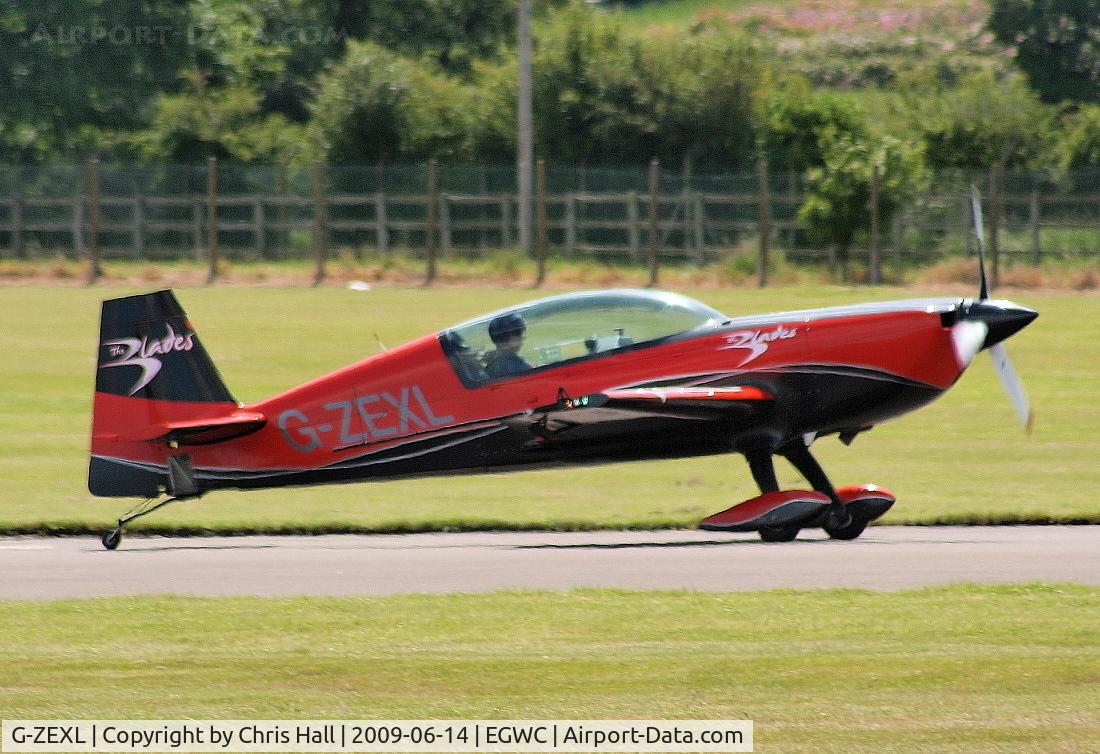 G-ZEXL, 2006 Extra EA-300L C/N 1225, The Blades aerobatic team at the Cosford Air Show