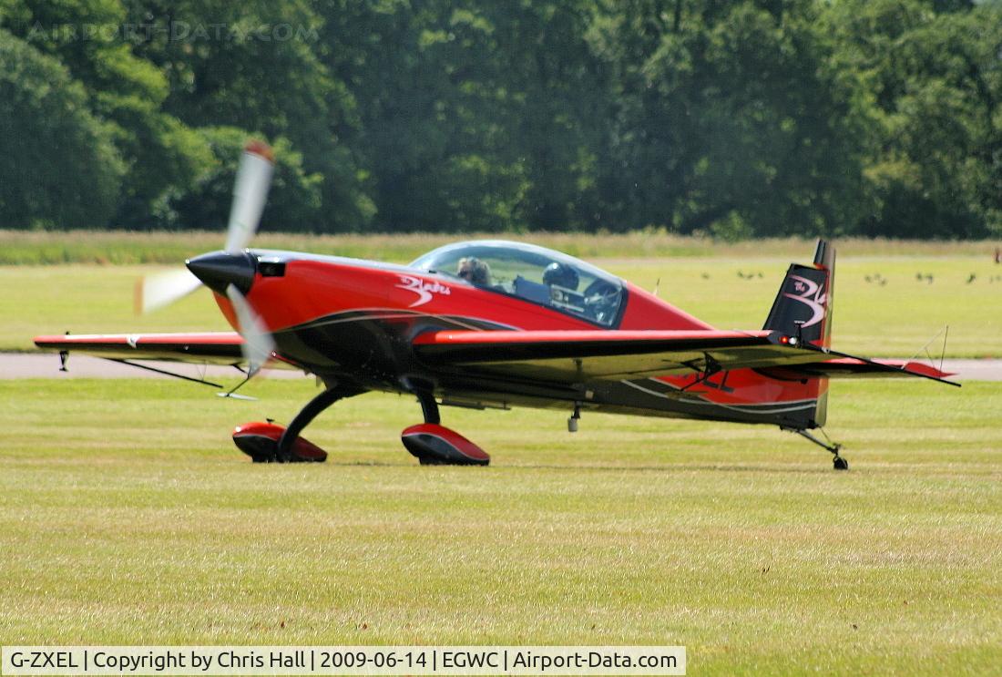 G-ZXEL, 2006 Extra EA-300L C/N 1224, The Blades aerobatic team at the Cosford Air Show