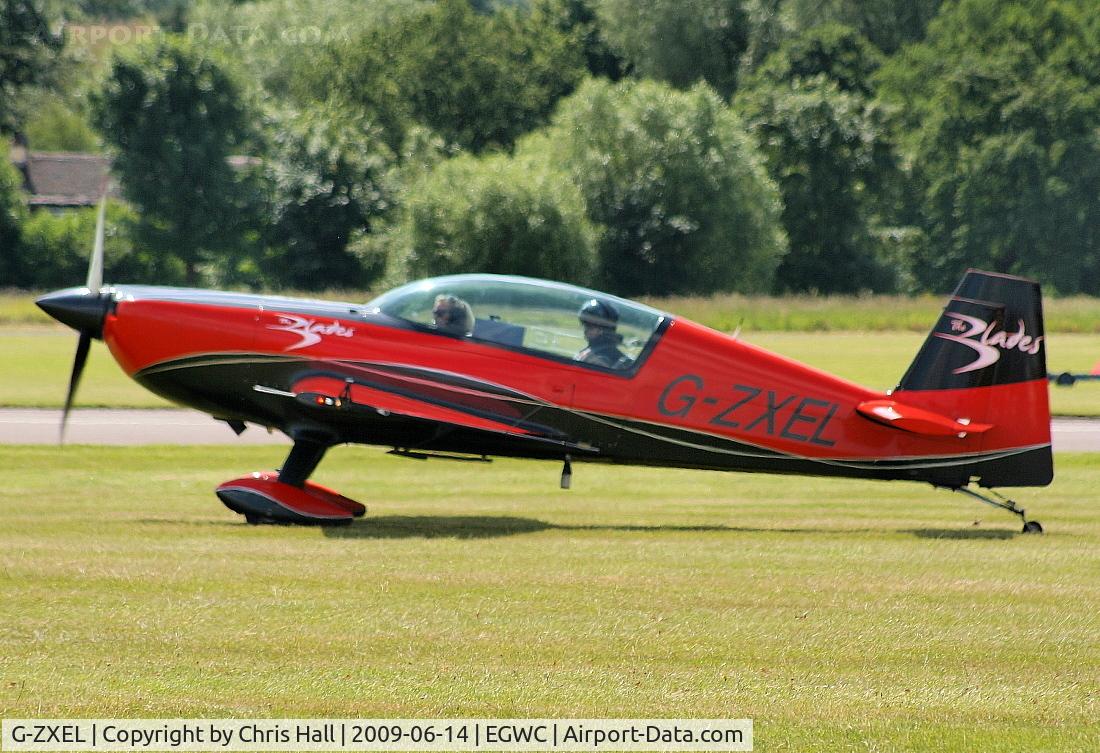 G-ZXEL, 2006 Extra EA-300L C/N 1224, The Blades aerobatic team at the Cosford Air Show