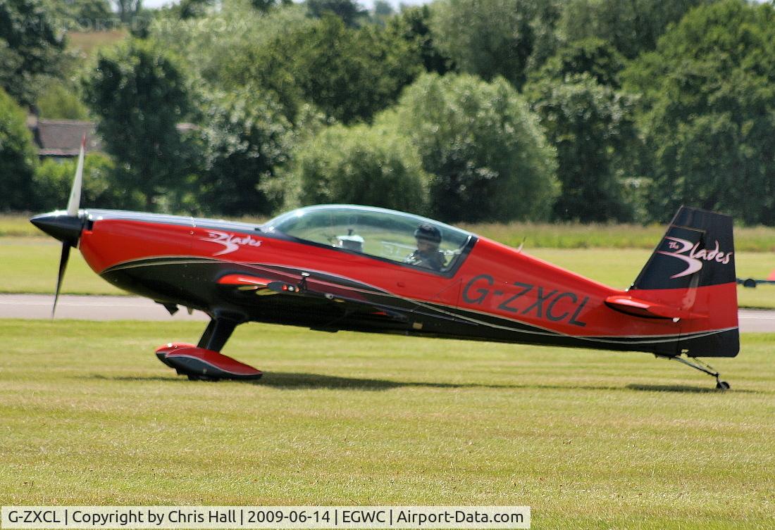 G-ZXCL, 2006 Extra EA-300L C/N 1223, The Blades aerobatic team at the Cosford Air Show