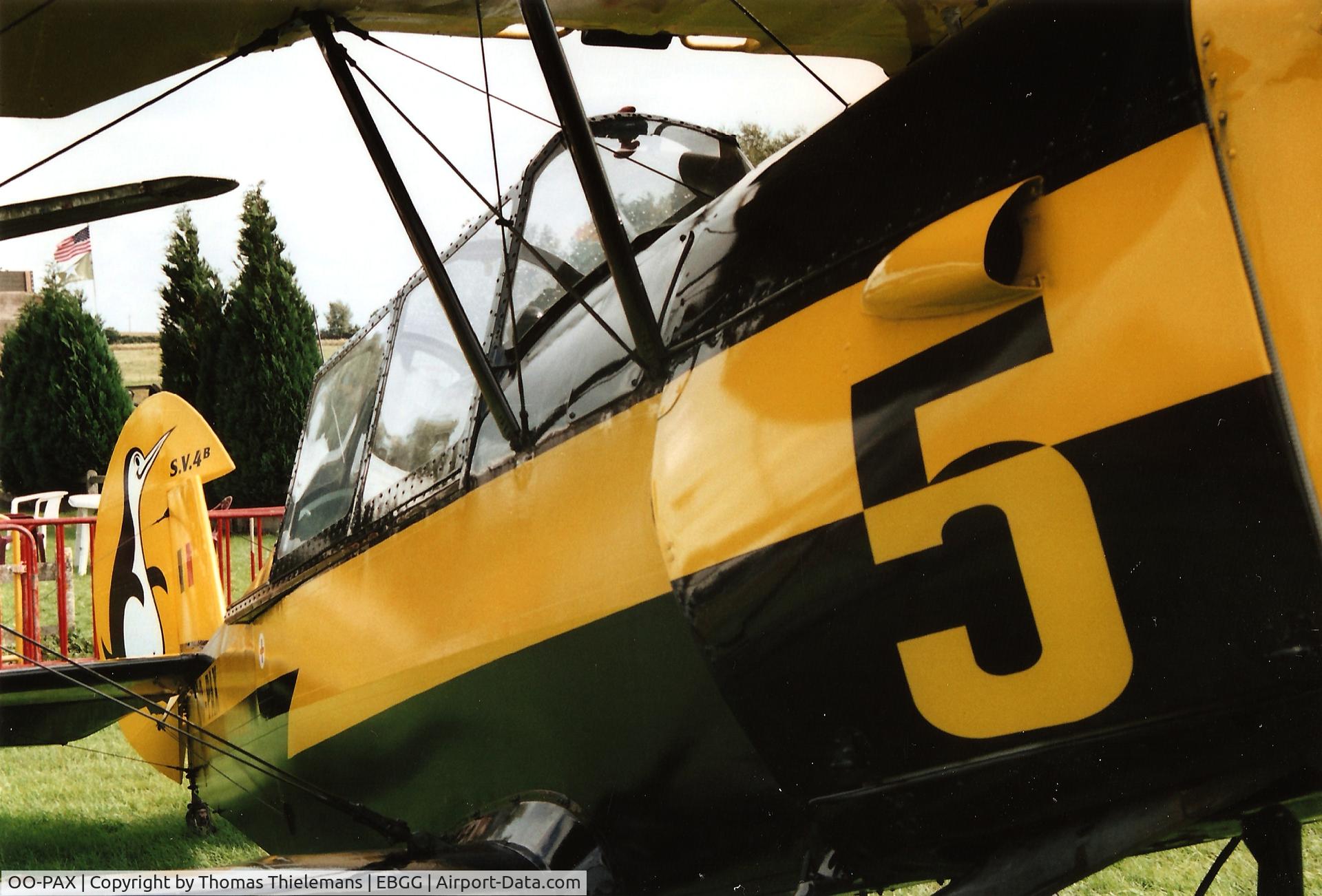 OO-PAX, 1948 Stampe-Vertongen SV-4B C/N 1147, opendeur VZP 2006