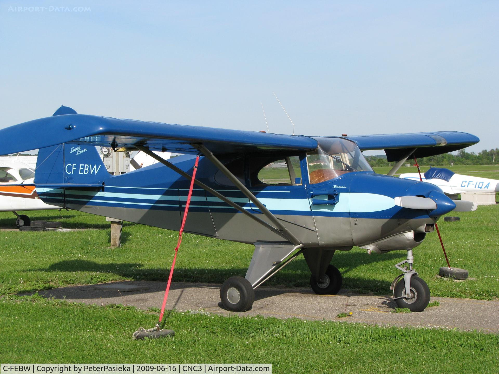 C-FEBW, 1953 Piper PA-22-135 Tri-Pacer C/N 22-1319, @ Brampton Airport