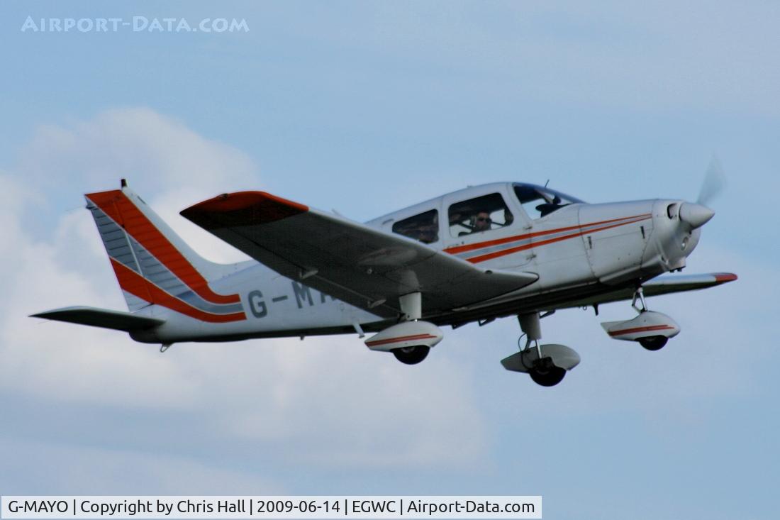G-MAYO, 1977 Piper PA-28-161 Cherokee Warrior II C/N 28-7716278, visitor at the Cosford Air Show