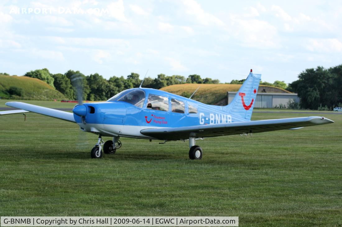 G-BNMB, 1976 Piper PA-28-151 Cherokee Warrior C/N 28-7615369, visitor from Liverpool at the Cosford Air Show