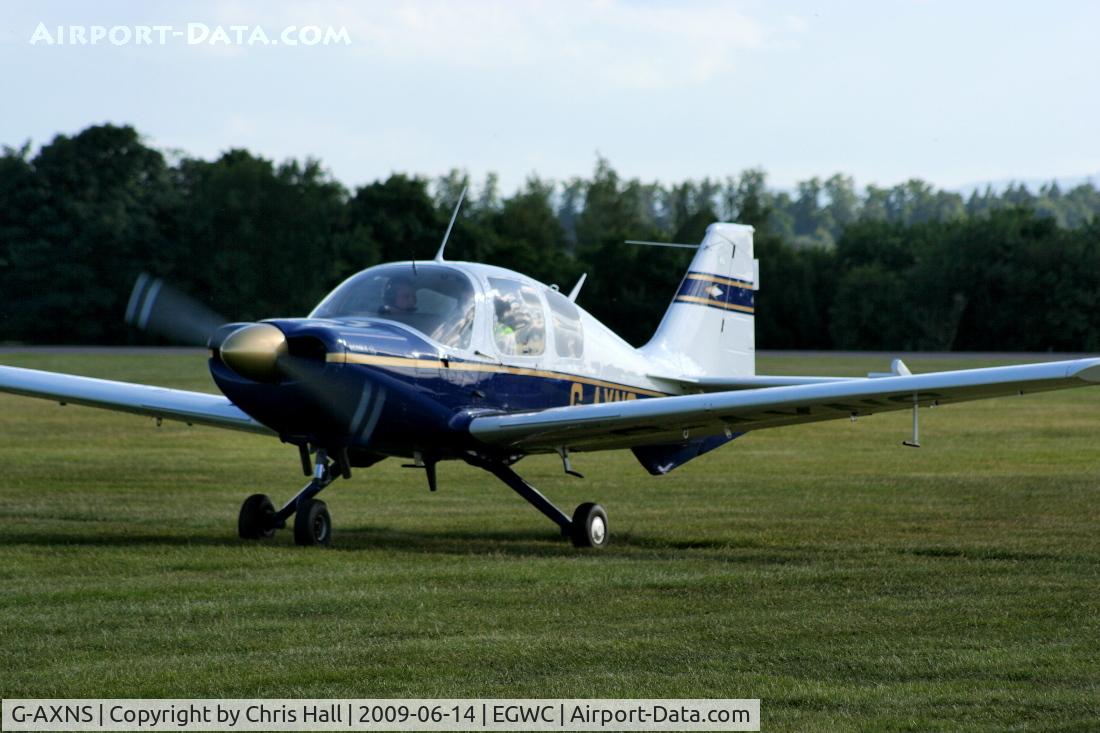 G-AXNS, 1969 Beagle B-121 Pup Series 2 (Pup 150) C/N B121-110, visitor from Gamston at the Cosford Air Show