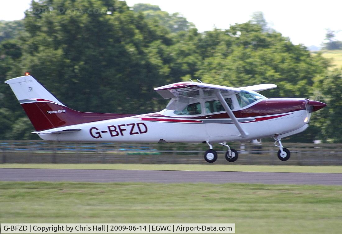 G-BFZD, 1978 Reims Cessna FR182 Skylane RG C/N 0010, visitor from Sleap at the Cosford Air Show