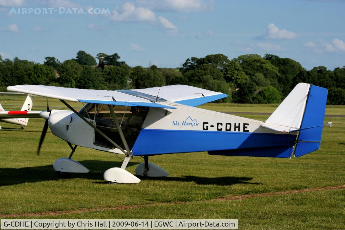 G-CDHE, 2005 Best Off Skyranger 912(2) C/N BMAA/HB/412, visitor from Barton at the Cosford Air Show