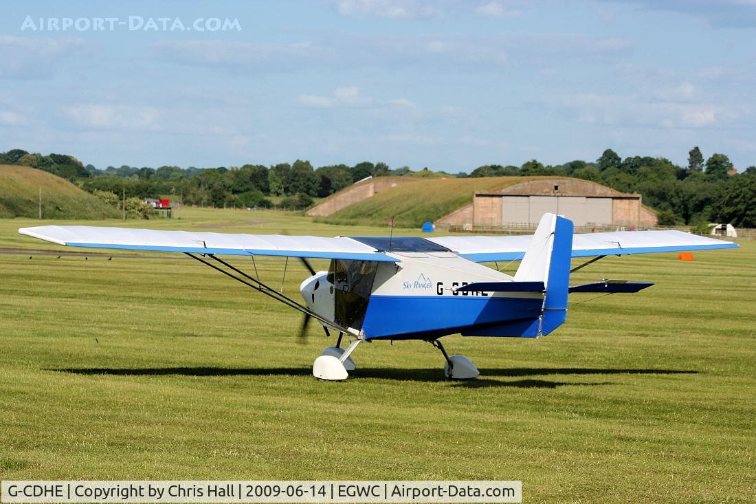 G-CDHE, 2005 Best Off Skyranger 912(2) C/N BMAA/HB/412, visitor from Barton at the Cosford Air Show