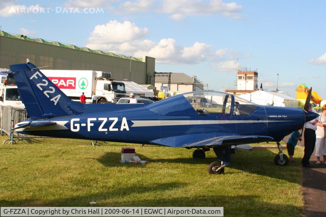 G-FZZA, 1998 General Avia F-22A C/N 018, On static display at the Cosford Air Show