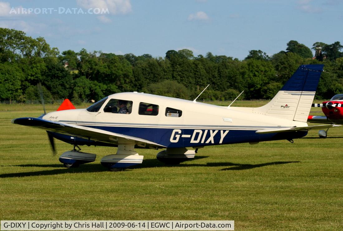 G-DIXY, 1998 Piper PA-28-181 Cherokee Archer III C/N 28-43195, visitor from Fowlmere at the Cosford Air Show