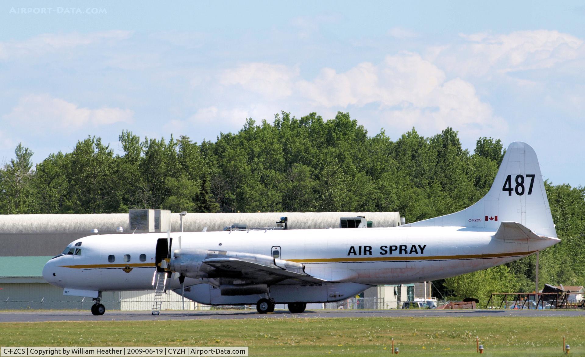 C-FZCS, 1959 Lockheed L-188A(F) Electra C/N 1060, Slave Lake Air Tanker Base