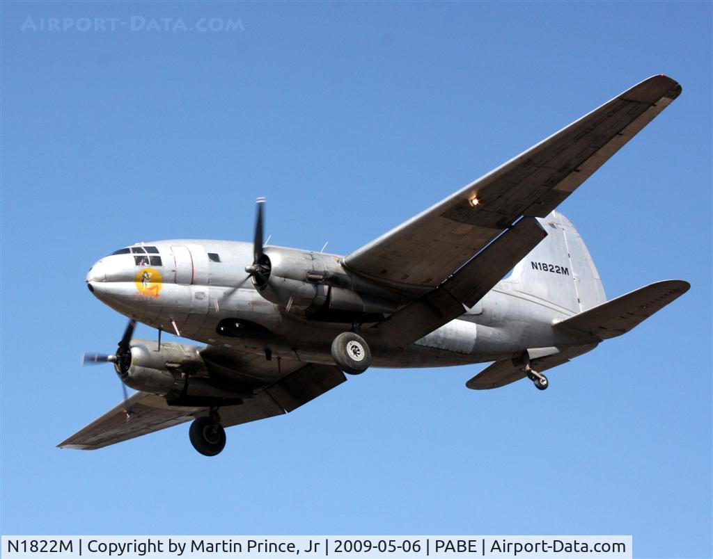N1822M, 1945 Curtiss Wright C-46F-1CU C/N 22521, Landing 18 Bethel