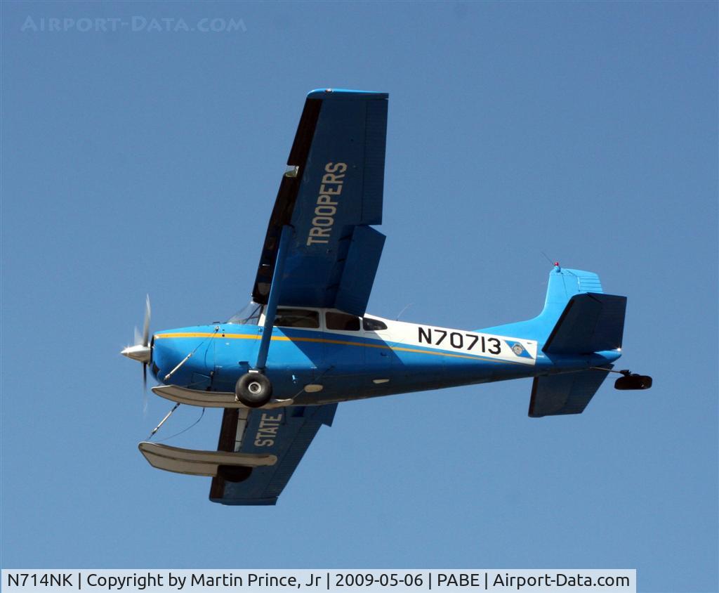 N714NK, 1983 Cessna A185F Skywagon 185 C/N 18504405, Landing 18 Bethel