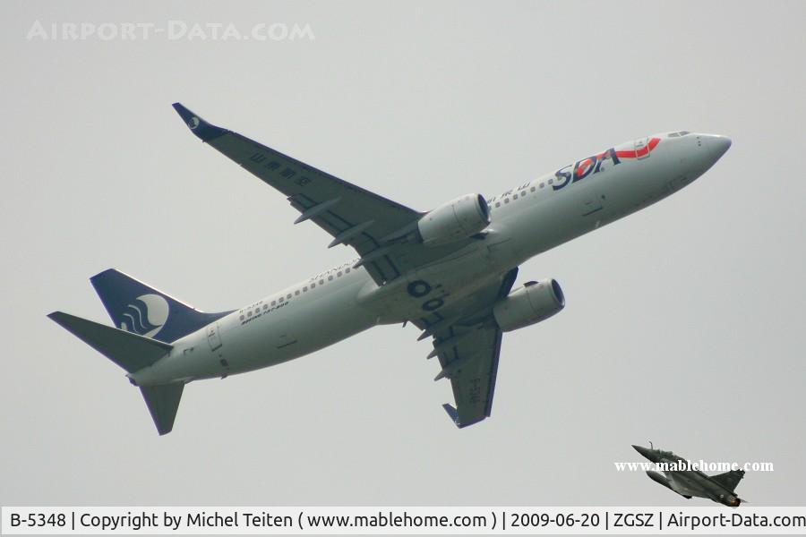 B-5348, 2007 Boeing 737-85N C/N 36191, Shandong Airlines