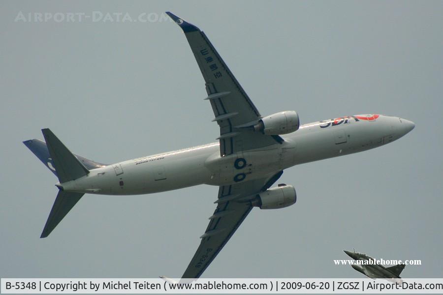 B-5348, 2007 Boeing 737-85N C/N 36191, Shandong Airlines