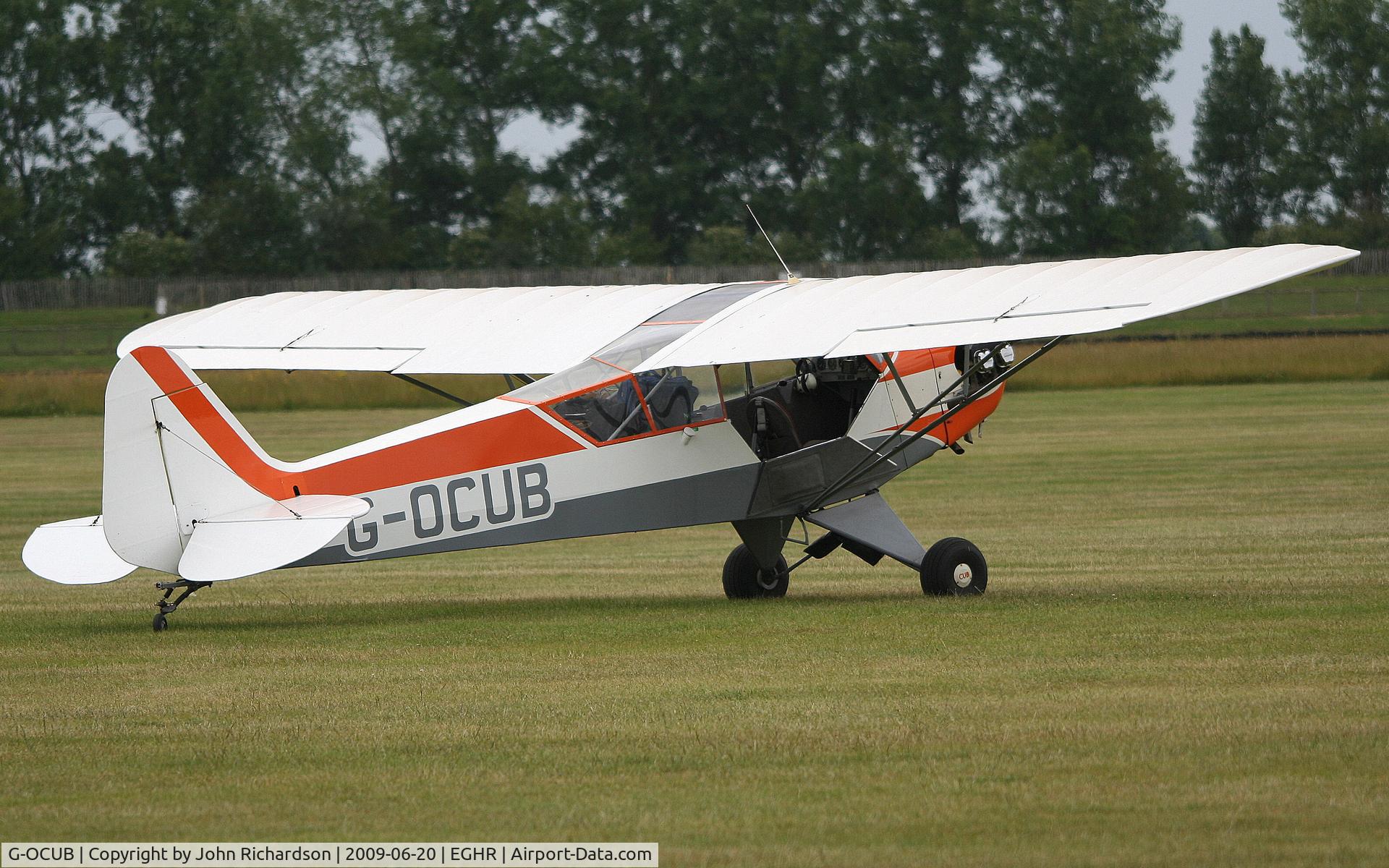G-OCUB, 1944 Piper L-4J Grasshopper (J3C-65D) C/N 13215, At Goodwood