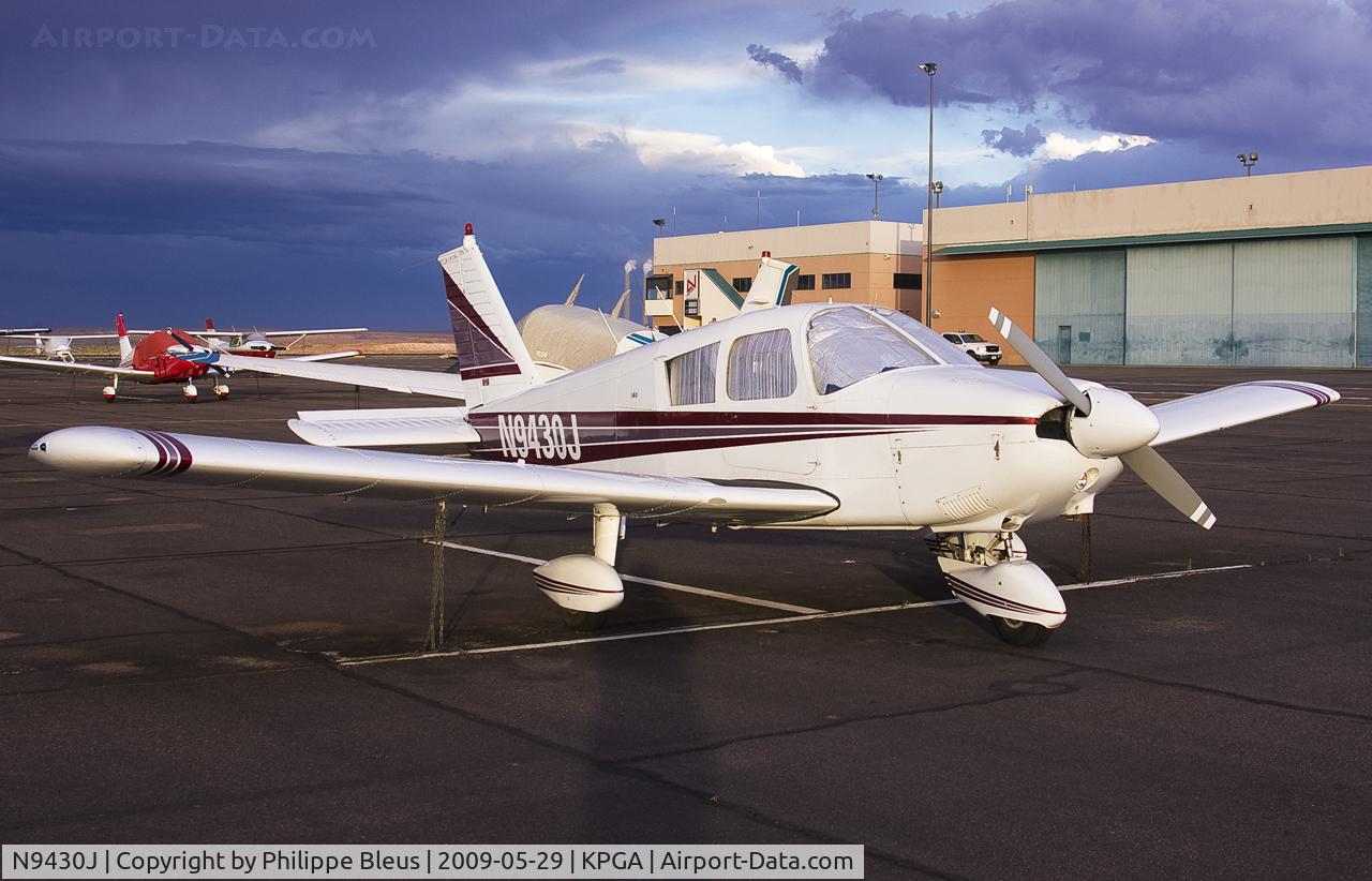 N9430J, 1966 Piper PA-28-180 C/N 28-3541, Parking position at Page.